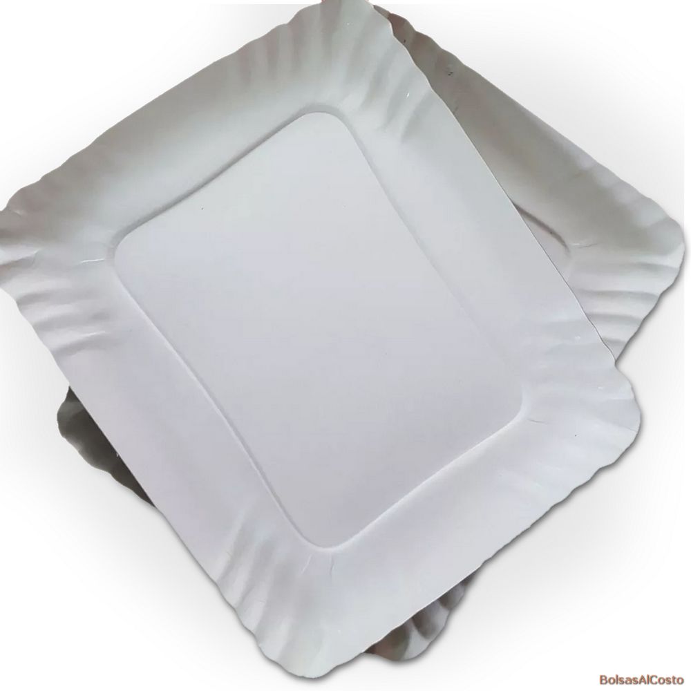 Bandejas de Cartón Rectangulares N°4 x 100: imagen 1