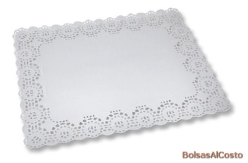 Blondas Blancas Caladas 16x23cm