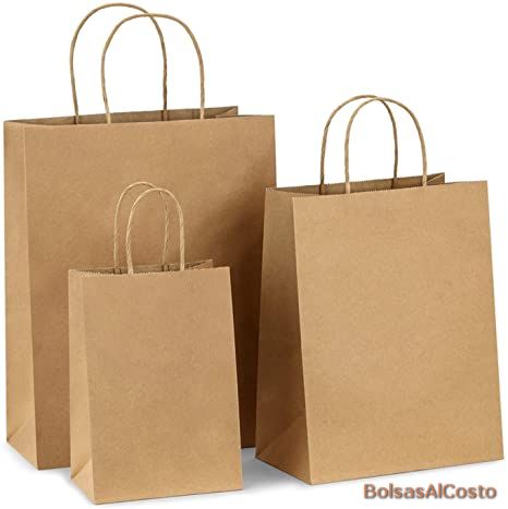 Bolsas Kraft con Manijas KP1