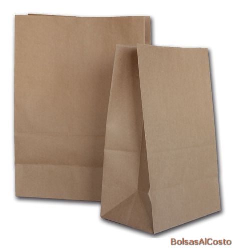 Bolsas de Papel Kraft para Delivery 20x30cm x 50