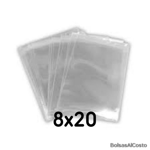 Bolsas Polipropileno 8x20 x 200