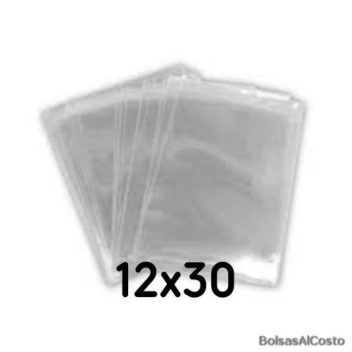 Bolsas Polipropileno 12x30 x 200