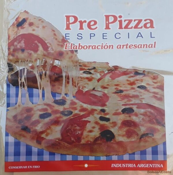 Bolsas Polipropileno 35x45 Impresas PREPIZZA x 100
