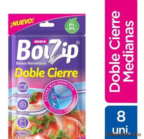 Bolsas Bolzip Medianas