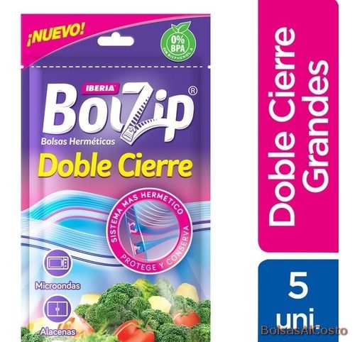 Bolsas Bolzip Grandes x 10