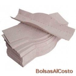 Portapanchos cartón gris x 100