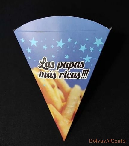 Conos Burguer impresos chicos x 100