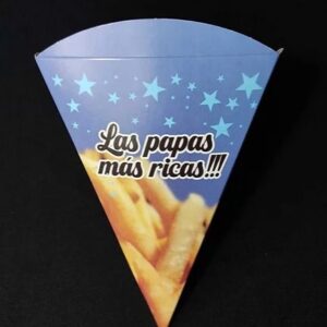 Conos Burguer impresos medianos x 100