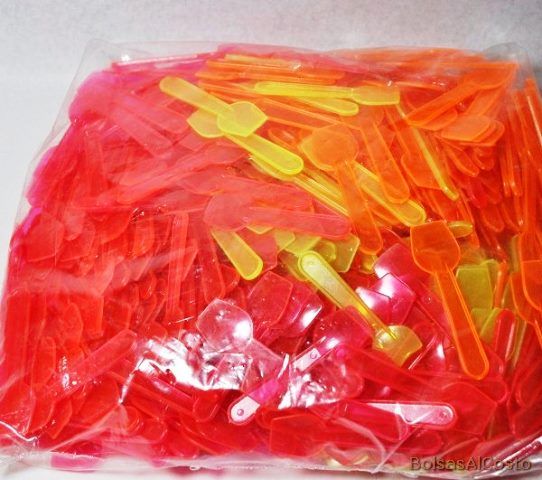 Cucharas para helados fluo x 10Kg
