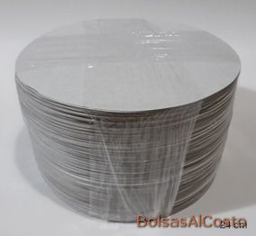 Discos de cartón blancos 32cm x 10Kg