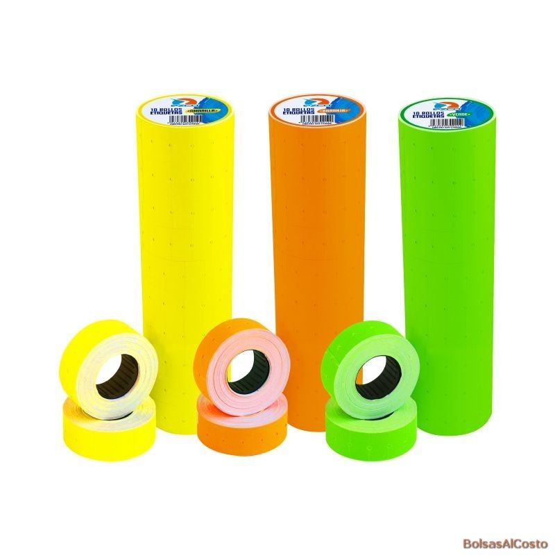 Rollo para etiquetadora Fluo Ezco: imagen 1
