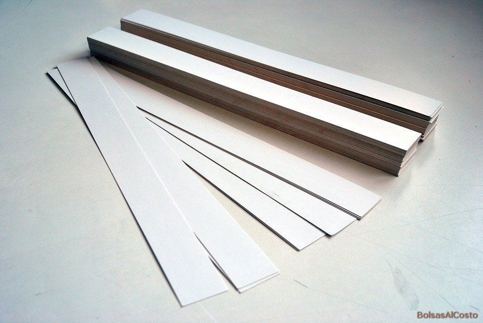 Fajas de cartón satinadas 70cm x 1 Kg: imagen 1