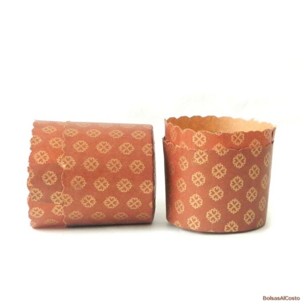 Moldes pan dulce 1/2Kg x 100 unidades