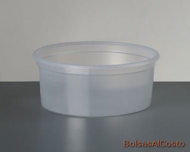 Potes con tapa 150cc x 100 unidades