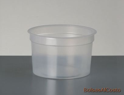 Potes con tapa 230cc x 100 unidades