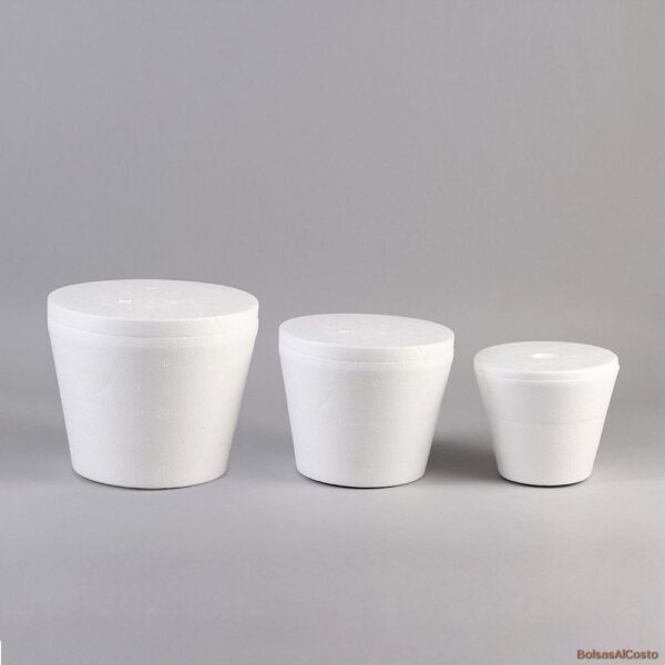 Potes térmicos para helados 1/2Kg x 20 unidades: imagen 1