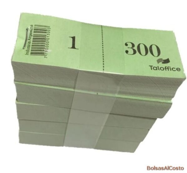 Talonario rifas 1-300