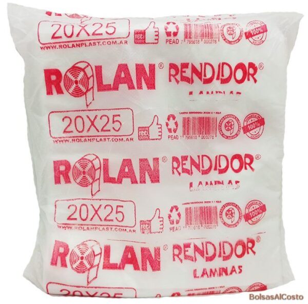 Láminas Fólex 20x25